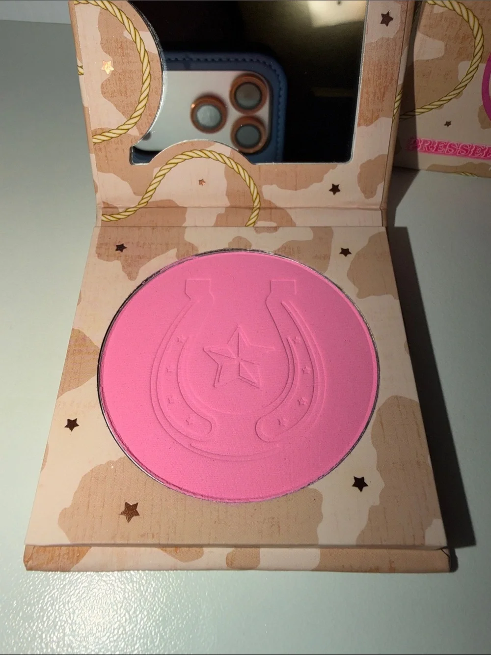 Colourpop prairie air baby pink pressed powder blush NEW